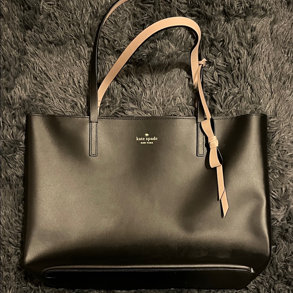 Kate Spade Black and Tan Tote Bag
